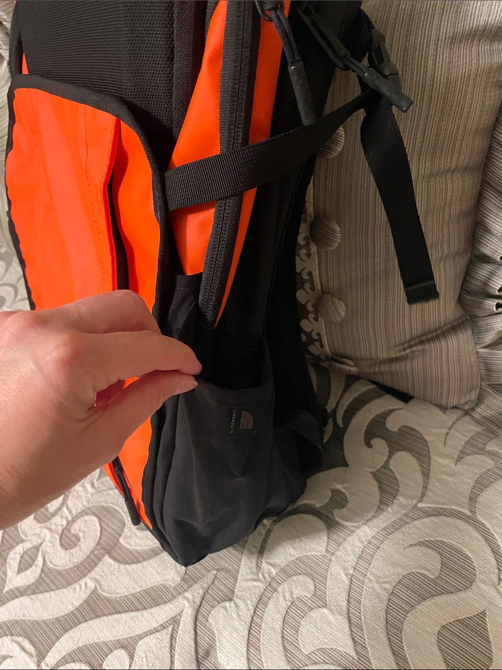 The North Face Orange and Black Backpack - Picture 7 of 7